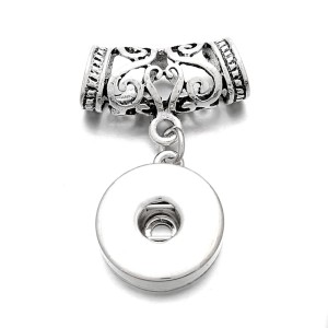 snap Silver  Pendant  fit 20MM snaps style jewelry