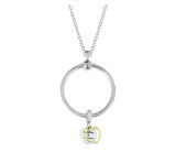 New stainless steel circle necklace set chain 45CM