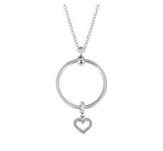 New stainless steel circle necklace set chain 45CM