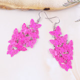 Temperament butterfly earrings colorful nine-piece earrings copper accessories jewelry