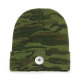 Camouflage hooded hat men and women knitted hat ski warm hat all-match fit 18mm snap button jewelry
