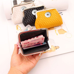 4 inch Snaps coin purse Storage bag fit 18mm snap button jewelry