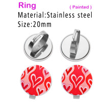 Custom designed Stainless steel painted Adjustable ring