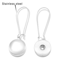 Stainless steel hook snap 16mm*38mm Earrings fit 20MM snaps style jewelry
