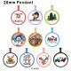 10pcs/lot  Christmas  glass picture printing products of various sizes  Fridge magnet cabochon