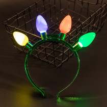 Halloween colorful LED light bulb headband holiday gifts