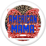 20MM  Mama  POP  Pawpaw  Print   glass  snaps buttons