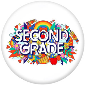 20MM  Second  grade   Papaw Mama  Print   glass  snaps buttons