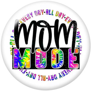 20MM  mom  howdy  Print   glass  snaps buttons