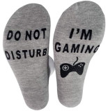 IAM playing gaming DO NOT DISTURB socks