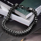 Fashionable and simple stainless steel men's bracelet, multi-ring and multi-layer jewelry, stainless steel jewelry chain, men's bracelet