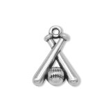 2CM Alloy Pendant Team Baseball Ball Sports Flag army mother Necklace Bracelet Accessories