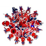 Contains 35 Marvel DC hero superman stickers Spiderman graffiti waterproof skateboard stickers personalized luggage graffiti waterproof stickers