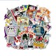 Contains 50 cartoon animations, flying into the future, Futurama stickers, personalized graffiti decoration, luggage waterproof stickers
