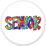 20MM  Senor  words  not  tidajy   Print  glass  snaps  buttons