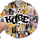 Contains 50 black Mamba Kobe stickers personalized graffiti basketball stickers luggage laptop waterproof stickers