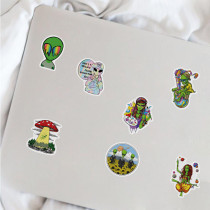 Contains 50 pieces of non-repetitive Manroda Baby Yoda stickers Trolley luggage waterproof stickers