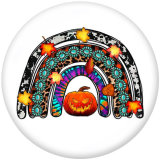 20MM  Halloween   Print  glass  snaps  buttons