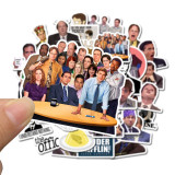 Contains 50 American TV series The Office cartoon stickers Friends stickers Trolley travel suitcase waterproof stickers