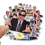 Contains 50 American TV series The Office cartoon stickers Friends stickers Trolley travel suitcase waterproof stickers
