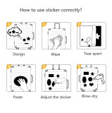 Contains 50 non-repetitive cartoon animated Mickey Mouse Waterproof stickers for children