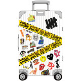 54 non-repetitive DREW luggage stickers cartoon car dead flying bicycle ceramic cup waterproof stickers