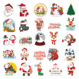 50 Christmas Doodle Stickers Holiday Stickers Skateboard Water Cup Suitcase Waterproof Stickers