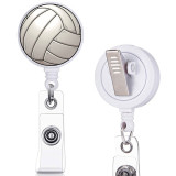 Unicorn  Basketball  Volleyball  print pattern  Rotary clip telescopic easy pull buckle certificate buckle 3.2cm