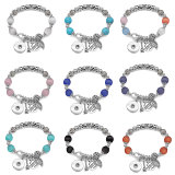 1 buttons With  snap Opal small pendant small accessories Elasticity  bracelet fit18&20MM  snaps jewelry