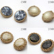 23MM metal buckle opal silver plated snap charms