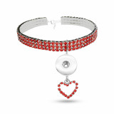New pet products, elastic love cats and dogs accessories, pet collars fit  1 18&20MM snap buttom snap jewelry