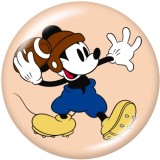 Painted metal 20mm snap buttons  Cartoon  pattern