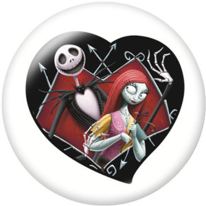 Painted metal 20mm snap buttons  Halloween