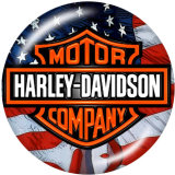 Painted metal 20mm snap buttons  Harley  Car