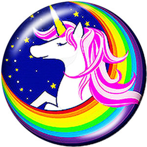 Painted metal 20mm snap buttons  Princess  Unicorn  Car