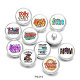Painted metal 20mm snap buttons  MOM  USA