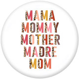 Painted metal 20mm snap buttons  Mama  Car