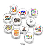 Painted metal 20mm snap buttons smoke  sohw