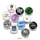 Painted metal 20mm snap buttons  Hope  love MOM