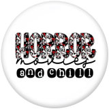 Painted metal 20mm snap buttons  Howdy  fall  letter