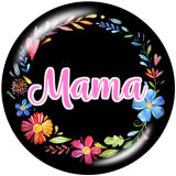 Painted metal 20mm snap buttons  MOm Nana  Gigi  Gigi