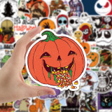 50 new Halloween theme Christmas Fright Night stickers Personality holiday decoration graffiti stickers stickers