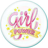Painted metal 20mm snap buttons  Princess