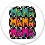 Painted metal 20mm snap buttons  Second  grade   Papaw Mama