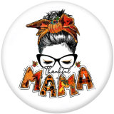 Painted metal 20mm snap buttons  MAMA
