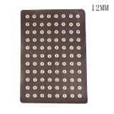 Display of 88 pieces PU leather multiple colour type for 12MM snaps chunks