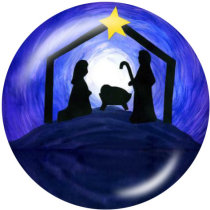 20MM  Christmas  Print glass  snaps  buttons