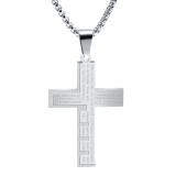 Stainless Steel Cross Necklace Pendant Jewelry