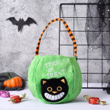 25*13CM Halloween candy bag decoration portable pumpkin bag kindergarten children candy scene layout gift bag cloth bag