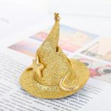 7.5*6.5CM Halloween curvy hat hairpin party small top hat props DIY witch hat small pointed hat hair accessories